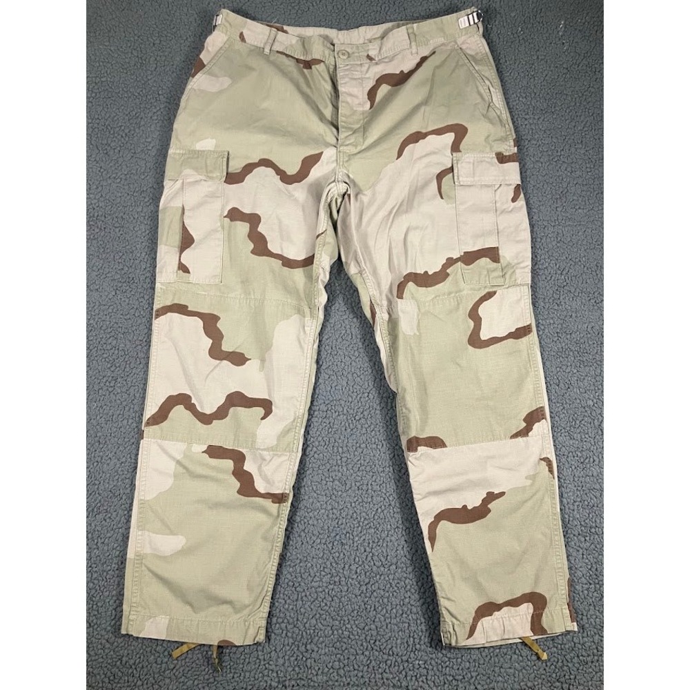 US Military 3 Color Desert Camo Cargo Pants XL Regular Ripstop Tactical Trouser
